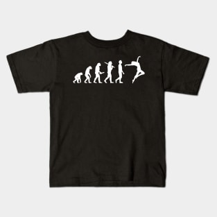 Funny Dancing Evolution Gift For Dancers Kids T-Shirt